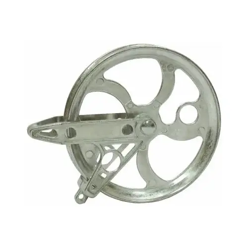 Standard Clothesline Pulley, 5-1/2 in OD, Metal Zinc
