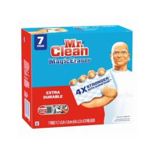 Magic Eraser Extra Durable Cleaning Pads with Durafoam, 7-Ct. White Magic Eraser Extra Durable Cleaning Pads with Durafoam, 7-Ct. White