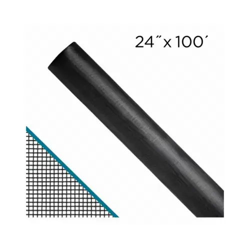 24-In. x 100-Ft. Clear Advantage Charcoal Fiberglass Invisible Window Screen 24-In. x 100-Ft. Clear Advantage Charcoal Fiberglass Invisible Window Screen