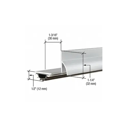 Aluminum "L" Shape Door Bottom with Full Notch Aluminum "L" Shape Door Bottom with Full Notch