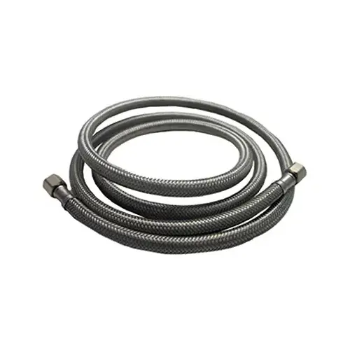Ice Maker Connector, 1/4 Compression x 1/4 Compression x 12-In.