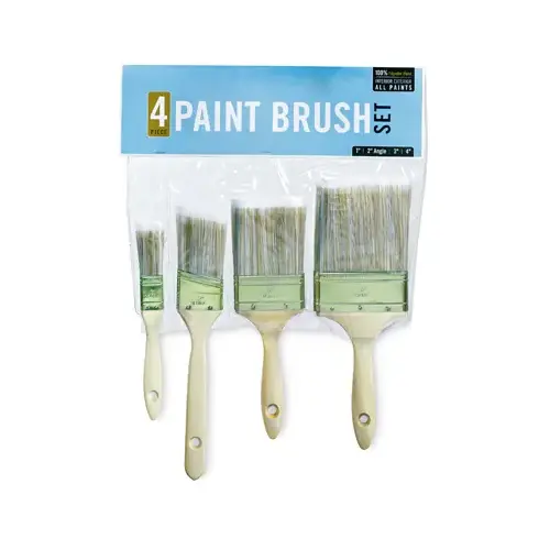 4-Pc. Deluxe Varnish/Sash Paint Brush Set 4-Pc. Deluxe Varnish/Sash Paint Brush Set
