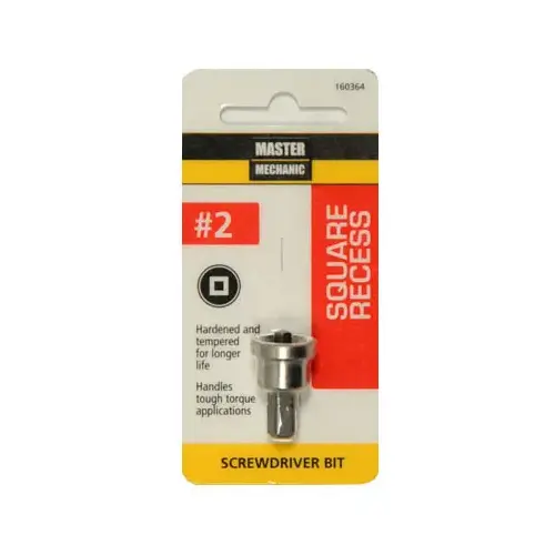 Square Recess Drywall Bit, Automatic Countersinks, #2 - pack of 6
