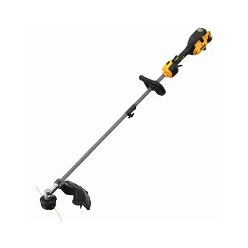 Cordless String Trimmer, 60 V Battery, Lithium-Ion Battery, 0.08 in Dia Line, 60 in L Shaft Black/Yellow Cordless String Trimmer, 60 V Battery, Lithium-Ion Battery, 0.08 in Dia Line, 60 in L Shaft Black/Yellow