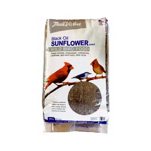 Black Sunflower Bird Seeds, 40-Lbs.