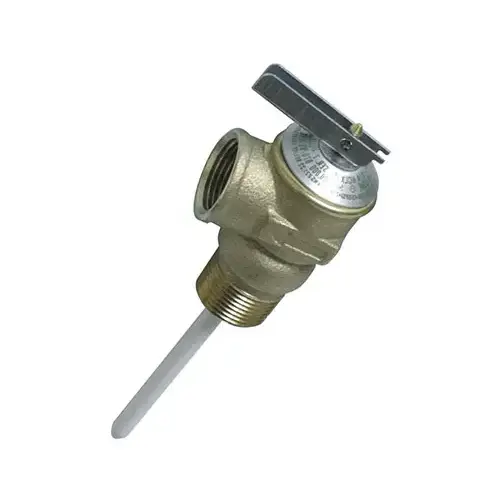 Water Heater Temperature & Pressure Relief Valve, Lead-Free, 3/4-In.