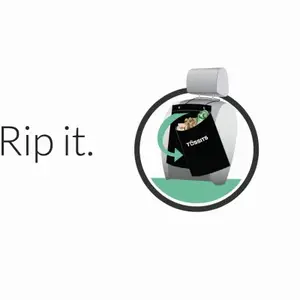 Tossits TOSS1 Disposable Car Garbage Bags Black