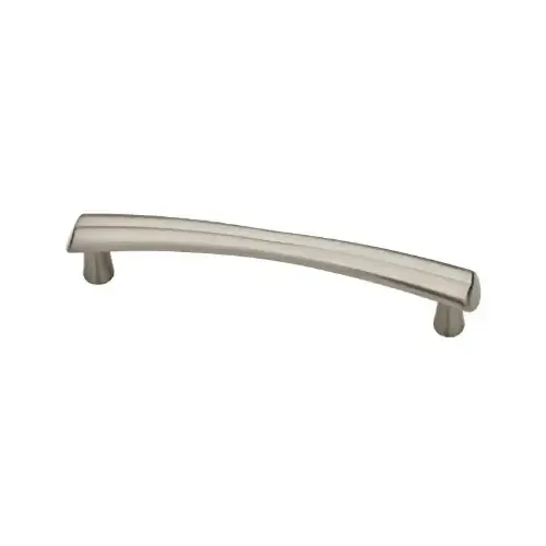 Notched Cabinet Pull, Satin Nickel, 4-In. Notched Cabinet Pull, Satin Nickel, 4-In.
