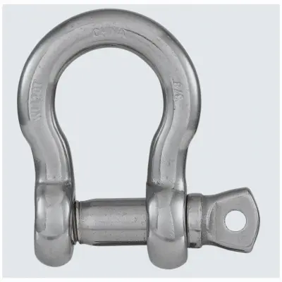 NATIONAL MFG/SPECTRUM BRANDS HHI Anchor Shackle Stainless Steel Finish 3/8 In. N889-003 NATIONAL MFG/SPECTRUM BRANDS HHI Anchor Shackle Stainless Steel Finish 3/8 In. N889-003