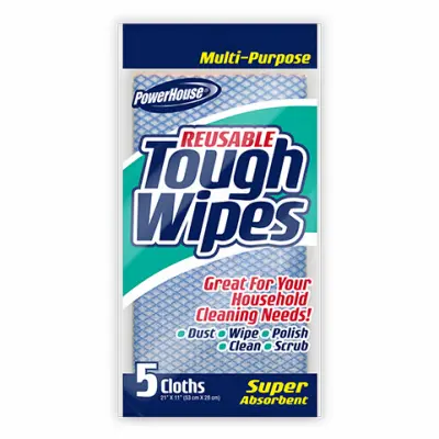DELTA BRANDS INC. Household Tough Wipes Reusable - pack of 120 11865-24-XCP24