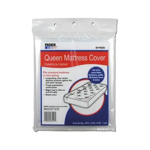Queen Mattress Cover, 61 x 10 x 90-In.