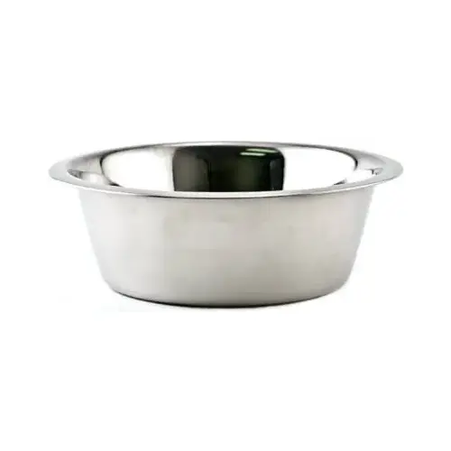 Ruffin' it Stainless Steel Round 2.7 Qt. Pet Food Bowl Ruffin' it Stainless Steel Round 2.7 Qt. Pet Food Bowl
