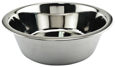 WESTMINSTER PET PRODUCTS 15060 Pet Bowl, Stainless Steel, 5-Qts.