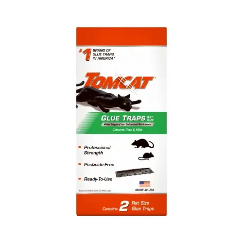 Rat Size Mouse Glue Traps (2-Pack) Pair