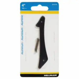 HILLMAN FASTENERS 841618 House Address Number 1, Nail-On, Black Finished Aluminum, 4-In.