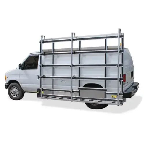 Driver Side Aluminum Glass Rack Kit For 2022 Ford Transit 130" Wheelbase Driver Side Aluminum Glass Rack Kit For 2022 Ford Transit 130" Wheelbase