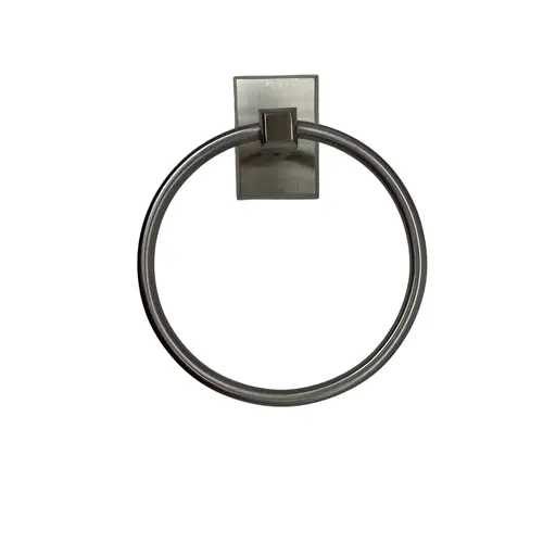 Utica Towel Ring Satin Nickel Finish Utica Towel Ring Satin Nickel Finish