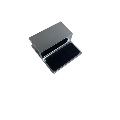 Polished Chrome Square Style Frameless Shower Door Stop