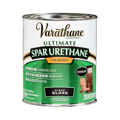 Spar Urethane Paint, Gloss, Liquid, Clear, 1 qt, Can Spar Urethane Paint, Gloss, Liquid, Clear, 1 qt, Can