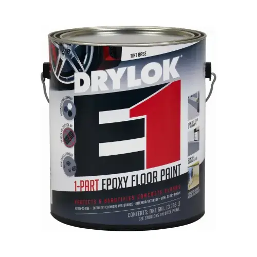 E1 One-Part Epoxy Concrete Floor Paint Tint, 1 Gal. E1 One-Part Epoxy Concrete Floor Paint Tint, 1 Gal.