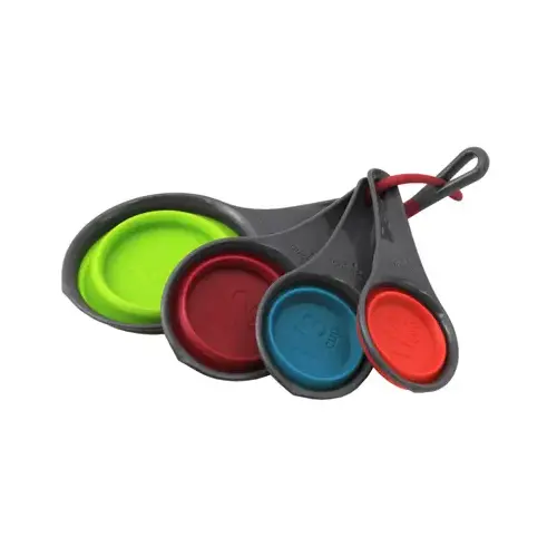 Measuring Cup Set 1/4, 1/3, 1/2 and 1 cups Polypropylene/TPR Assorted Assorted Measuring Cup Set 1/4, 1/3, 1/2 and 1 cups Polypropylene/TPR Assorted Assorted