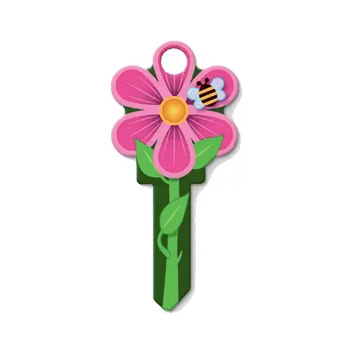 Key Shapes Series Key Blank, Brass, Enamel, For: Schlage Locks Key Shapes Series Key Blank, Brass, Enamel, For: Schlage Locks