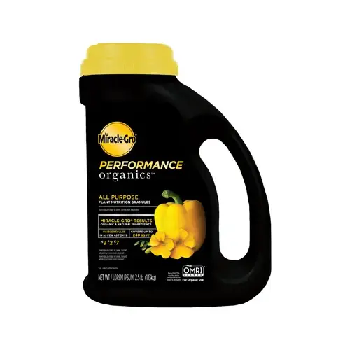 Performance Organics 3003501 All-Purpose Plant Nutrition, 2.5 lb Jug, Solid, 9-2-7 N-P-K Ratio Black/Dark Brown Performance Organics 3003501 All-Purpose Plant Nutrition, 2.5 lb Jug, Solid, 9-2-7 N-P-K Ratio Black/Dark Brown