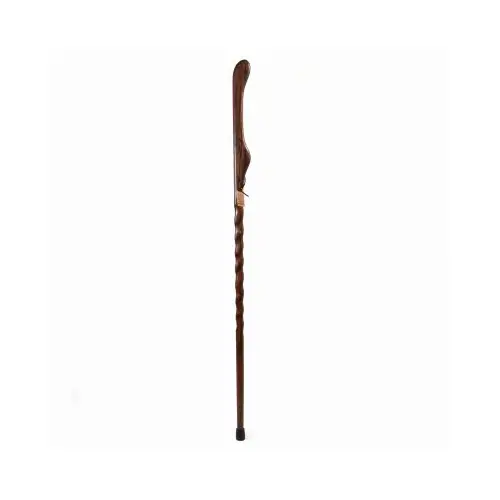 Walking Cane Twisted Hitchhiker Ash Brown Walking Cane Twisted Hitchhiker Ash Brown