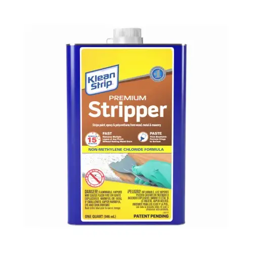 KWIK-STRIP QKWS961 Paint and Varnish Stripper, Liquid, Aromatic, 1 qt, Can