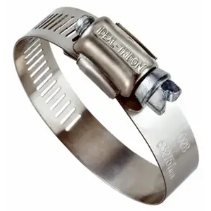 Ideal Tridon 5736053-XCP10 Hose Clamp Hy-Gear 3/4" to 2-3/4" SAE 36 Silver Stainless Steel Screw Silver - pack of 10