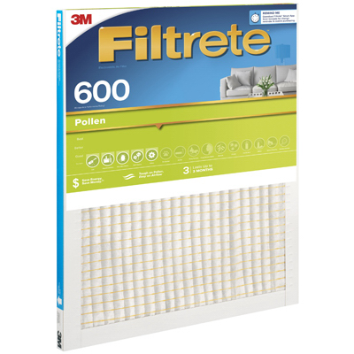 3M 9832DC-6 Filtrete Dust Reduction Pleated Air Filter, 3 Months, Green, 20x20x1-In.