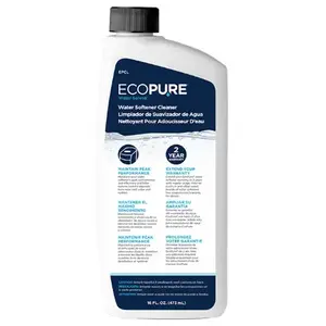 EcoPure 7346596 Water Softener Cleaner, 16 oz, Liquid, Characteristic Clear