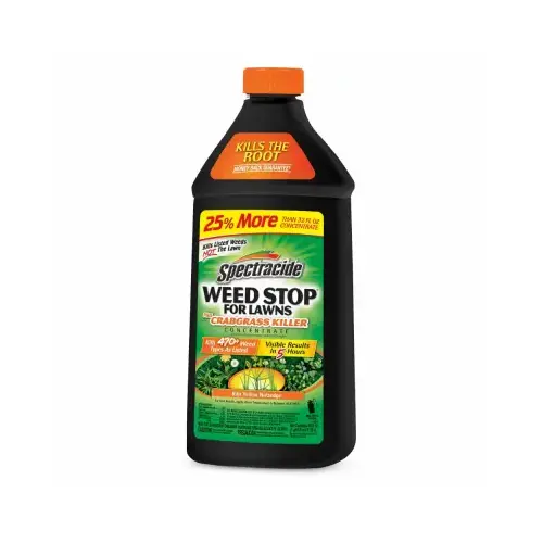 Concentrated Weed Killer, Liquid, Spray Application, 40 oz Container Brown