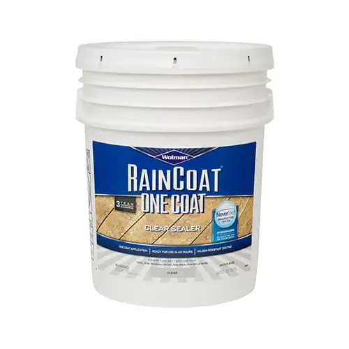 Wood Sealant RainCoat Clear Water-Based 5 gal Clear Wood Sealant RainCoat Clear Water-Based 5 gal Clear