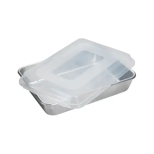 Cake Pan Naturals 9" W X 13" L Silver Silver Cake Pan Naturals 9" W X 13" L Silver Silver