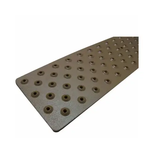 Stair Tread 3.75" W X 30" L Powder Coated Brown Aluminum Powder Coated Stair Tread 3.75" W X 30" L Powder Coated Brown Aluminum Powder Coated