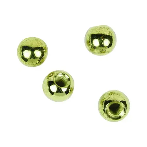 Cap Nut, Canopy Ball, Brass, For: Light Fixtures - pack of 4 Cap Nut, Canopy Ball, Brass, For: Light Fixtures - pack of 4