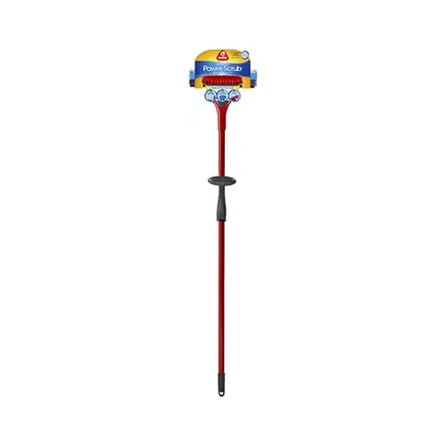 Mop Power Scrub 10.8" W Roller Red - pack of 4 Mop Power Scrub 10.8" W Roller Red - pack of 4