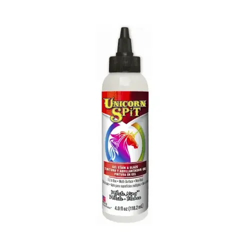 Unicorn Spit 4 Oz. White Ning Paint, Gel Stain & Glaze Unicorn Spit 4 Oz. White Ning Paint, Gel Stain & Glaze