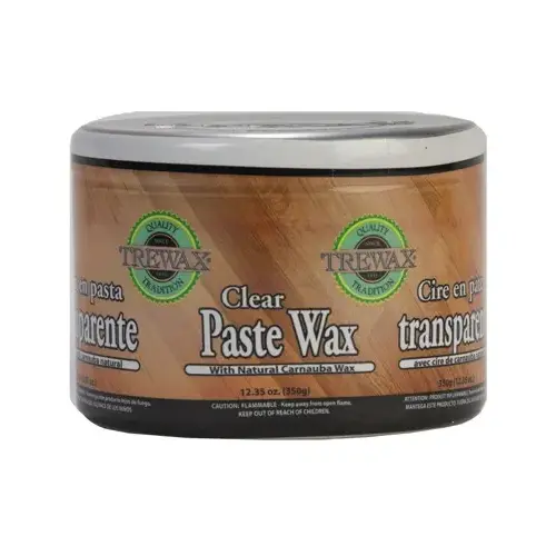 Paste Wax, Clear, Paste, 12.35 oz, Can Paste Wax, Clear, Paste, 12.35 oz, Can