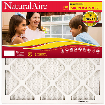 AAF Flanders 85256.012020 Microparticle Air Filter 20" W X 20" H X 1" D Synthetic 10 MERV Pleated