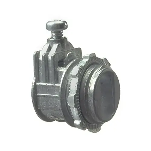 Conduit Fitting, FLX/BX Saddle Connector, 3/8-In pack of 5 Conduit Fitting, FLX/BX Saddle Connector, 3/8-In pack of 5