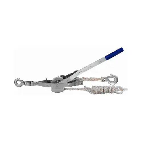 3/4-Ton Capacity 10:1 Leverage Rope Puller Metallic