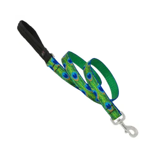 Leash Original Designs Multicolor Tail Feathers Nylon Dog Multicolor