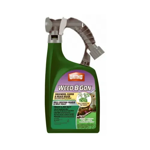 Weed B Gon Weed Killer Concentrate, Liquid, Spray Application, 32 oz Bottle Clear Weed B Gon Weed Killer Concentrate, Liquid, Spray Application, 32 oz Bottle Clear