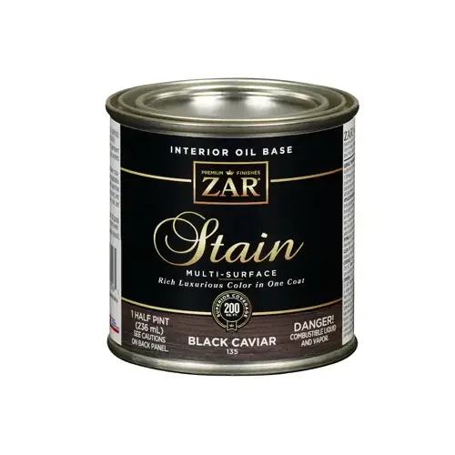 1/2 Pt. Blk Caviar Oil-Based Multi-Surface Interior Stain 1/2 Pt. Blk Caviar Oil-Based Multi-Surface Interior Stain