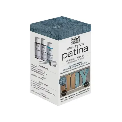 Oxidizing Finish Kit Metal Effects Matte Green Patina Water-Based Interior 2 oz Green Patina Oxidizing Finish Kit Metal Effects Matte Green Patina Water-Based Interior 2 oz Green Patina