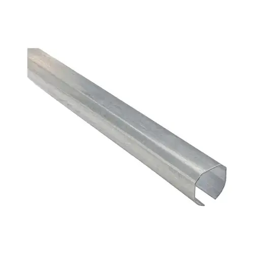 5400 8' Plain Round Rail Galvanized Finish 5400 8' Plain Round Rail Galvanized Finish