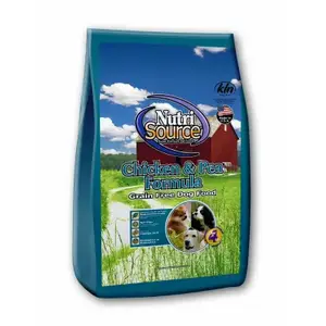NutriSource 29000 Food All Ages Chicken and Pea Cubes Dog Grain Free 30 lb