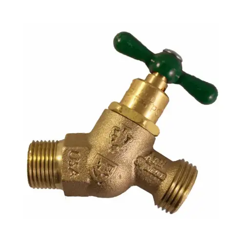 No-Kink Hose Bibb With Vacuum Breaker, Lead-Free, 3/4 MIP x 3/4 In. Hose Thread No-Kink Hose Bibb With Vacuum Breaker, Lead-Free, 3/4 MIP x 3/4 In. Hose Thread